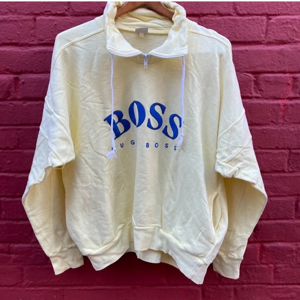 Authentic vintage  HUGO BOSS 1985 Pullover sweatshirt Made in W. Germany Rocky 4